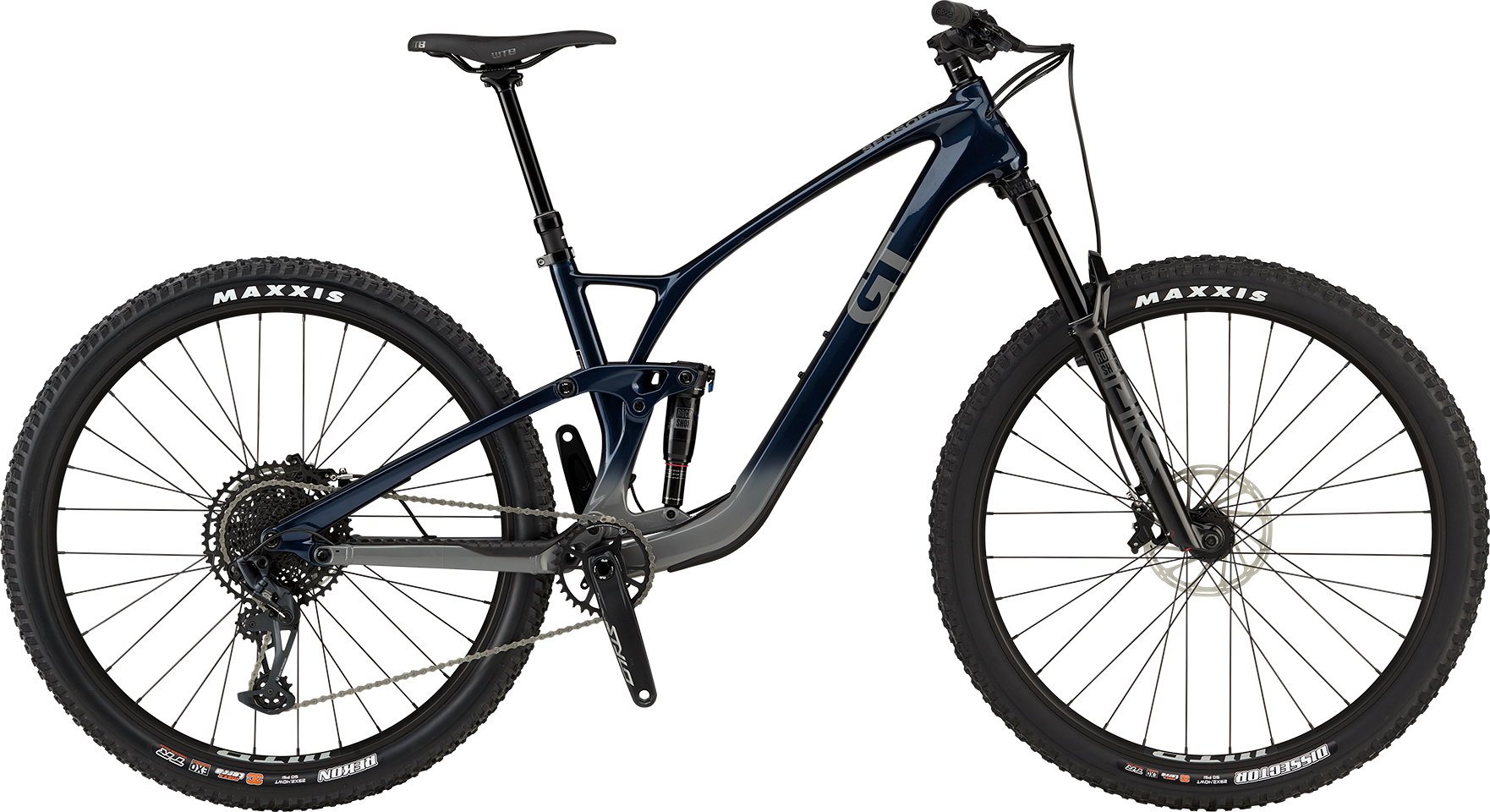 Bild von GT Sensor ST Carbon Pro 29" Trail Bike 2023/2024 - Gloss Indigo/Wet Cement Grey